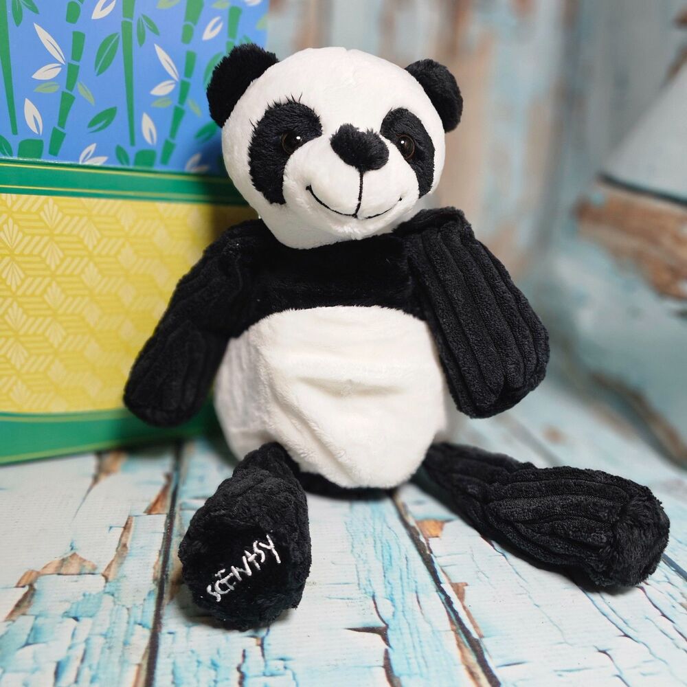 Scentsy Shu Shu the Panda Buddy Plush Stuffed Animal New in Box Retired